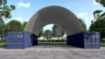 33 x 20ft Container Shelter (10 x 6m) - Image 4