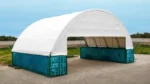 Engineer Certified 60 x 40ft Container Shelter (18 x 12m) with Half Cover both ends - Image 3