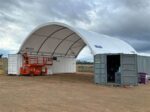 40ft W x 40ft L x 13ft H Container Dome Shelter - Image 4