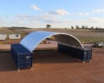 20 x 20ft Container Shelter (6 x 6m) Shade Cloth PVC - Image 4
